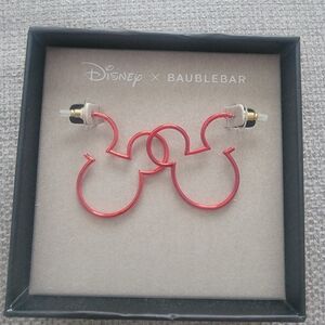 BaubleBar Red Mickey Earrings